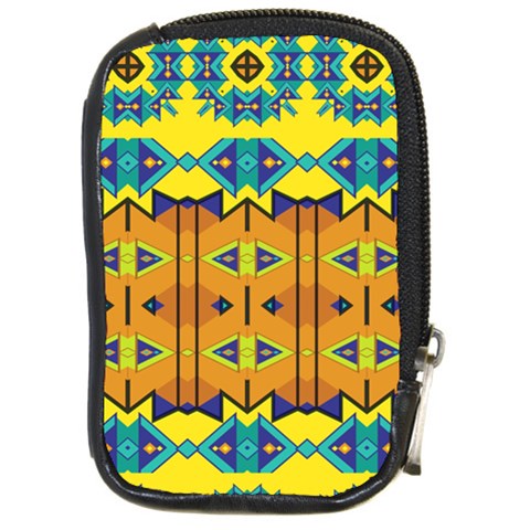 Tribal pattern                                                          Compact Camera Leather Case from ArtsNow.com Front