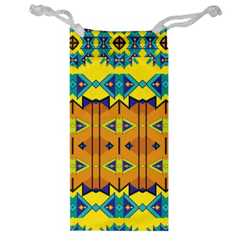 Tribal pattern                                                          Jewelry Bag from ArtsNow.com Front