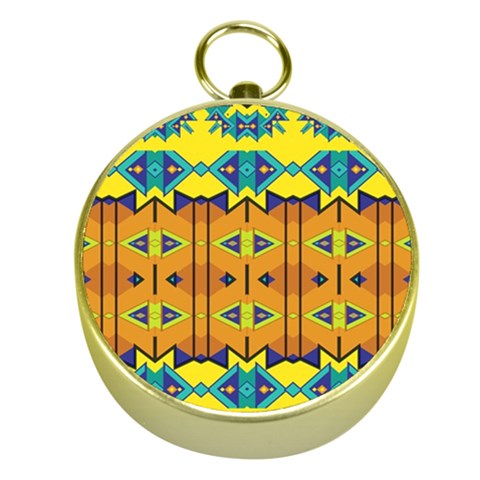 Tribal pattern                                                          Gold Compass from ArtsNow.com Front