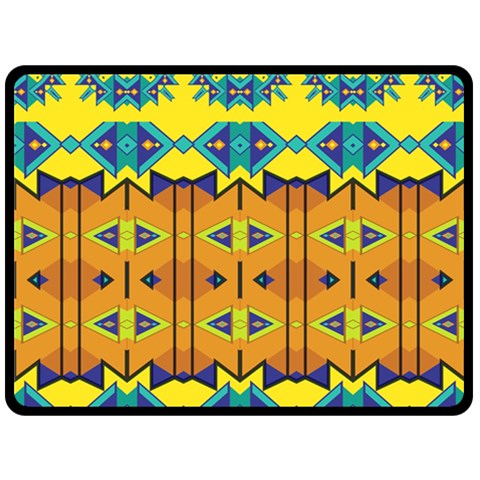 Tribal pattern                                                         Fleece Blanket from ArtsNow.com 80 x60  Blanket Front