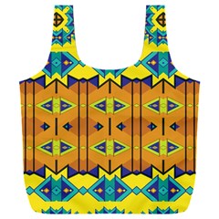 Tribal pattern                                                     Full Print Recycle Bag (XXL) from ArtsNow.com Front