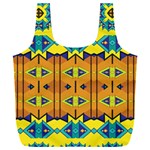 Tribal pattern                                                     Full Print Recycle Bag (XXL)