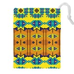 Tribal pattern                                                      Drawstring Pouch (5XL)