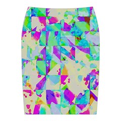 Watercolors spots                                                         Midi Wrap Pencil Skirt from ArtsNow.com Back