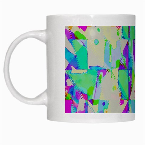 Watercolors spots                                                          White Mug from ArtsNow.com Left