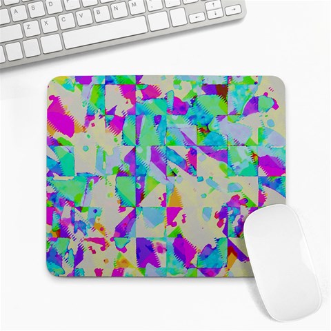 Watercolors spots                                                          Large Mousepad from ArtsNow.com Front