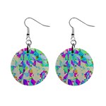 Watercolors spots                                                          1  Button Earrings