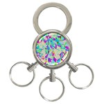 Watercolors spots                                                          3-Ring Key Chain