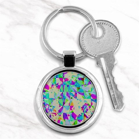 Watercolors spots                                                          Key Chain (Round) from ArtsNow.com Front