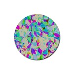 Watercolors spots                                                          Rubber Coaster (Round)