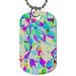 Watercolors spots                                                          Dog Tag (One Side)