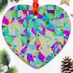 Watercolors spots                                                          Ornament (Heart)