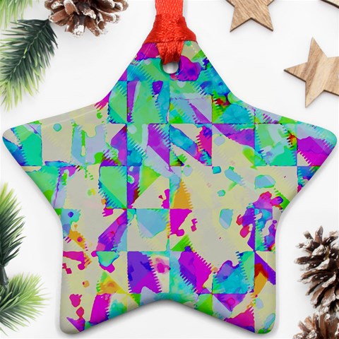 Watercolors spots                                                          Ornament (Star) from ArtsNow.com Front