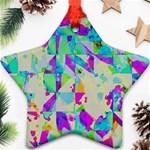 Watercolors spots                                                          Ornament (Star)