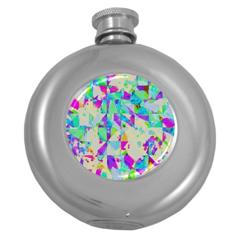 Watercolors spots                                                          Hip Flask (5 oz) from ArtsNow.com Front