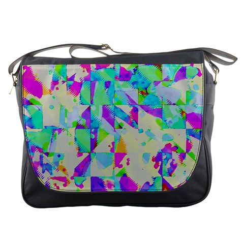 Watercolors spots                                                          Messenger Bag from ArtsNow.com Front