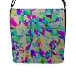 Watercolors spots                                                          Flap Closure Messenger Bag (L)