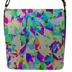 Watercolors spots                                                          Flap Closure Messenger Bag (S)