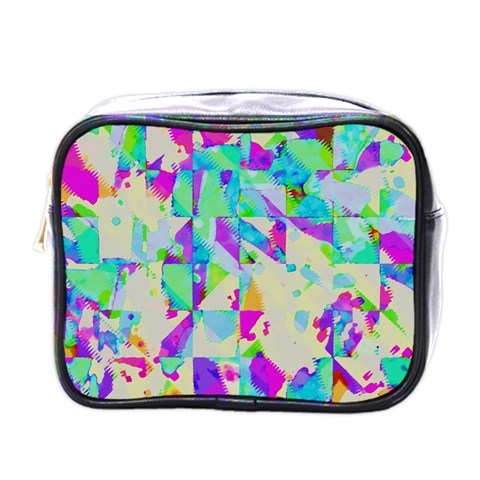 Watercolors spots                                                          Mini Toiletries Bag (One Side) from ArtsNow.com Front