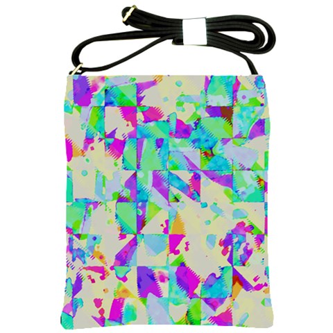 Watercolors spots                                                          Shoulder Sling Bag from ArtsNow.com Front