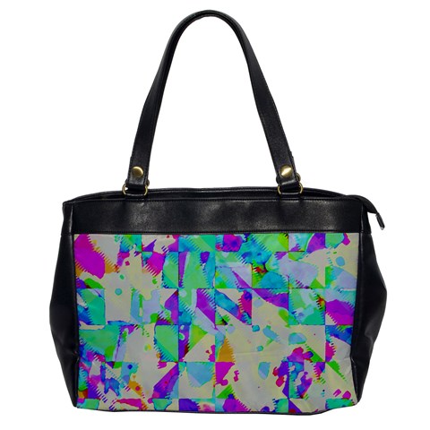 Watercolors spots                                                          Oversize Office Handbag from ArtsNow.com Front