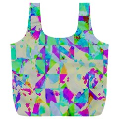 Watercolors spots                                                     Full Print Recycle Bag (XXL) from ArtsNow.com Back