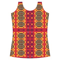 Shapes in retro colors2                                                          Criss cross Back Tank Top from ArtsNow.com Front