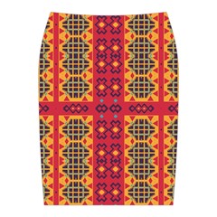 Shapes in retro colors2                                                          Midi Wrap Pencil Skirt from ArtsNow.com Back