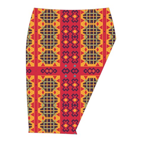 Shapes in retro colors2                                                          Midi Wrap Pencil Skirt from ArtsNow.com  Front Right 