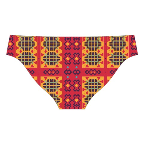 Shapes in retro colors2                                                          Cross Back Hipster Bikini Set from ArtsNow.com Back Under