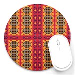 Shapes in retro colors2                                                           Round Mousepad