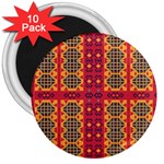 Shapes in retro colors2                                                           3  Magnet (10 pack)