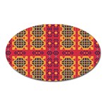 Shapes in retro colors2                                                           Magnet (Oval)