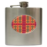 Shapes in retro colors2                                                           Hip Flask (6 oz)