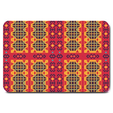 Shapes in retro colors2                                                           Large Doormat from ArtsNow.com 30 x20  Door Mat