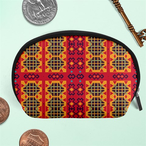 Shapes in retro colors2                                                           Accessory Pouch from ArtsNow.com Front