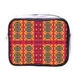 Shapes in retro colors2                                                           Mini Toiletries Bag (One Side)