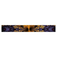 Fractal Flower Makeup Case (Small) from ArtsNow.com Zipper Tape Front