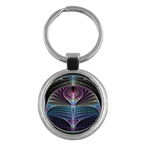 Fractal Design Key Chain (Round) from ArtsNow.com Front