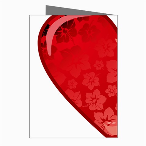 heart003_red Greeting Cards (Pkg of 8) from ArtsNow.com Right