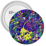 vibrant abstract floral/rainbow color 3  Buttons