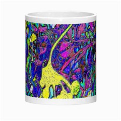 vibrant abstract floral/rainbow color Morph Mugs from ArtsNow.com Center