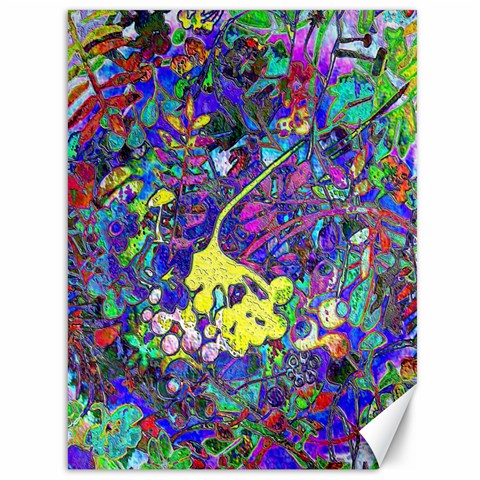 vibrant abstract floral/rainbow color Canvas 36  x 48  from ArtsNow.com 35.26 x46.15  Canvas - 1