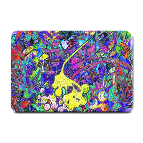 vibrant abstract floral/rainbow color Small Doormat  from ArtsNow.com 24 x16  Door Mat