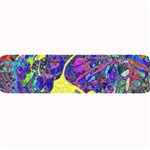 vibrant abstract floral/rainbow color Large Bar Mats