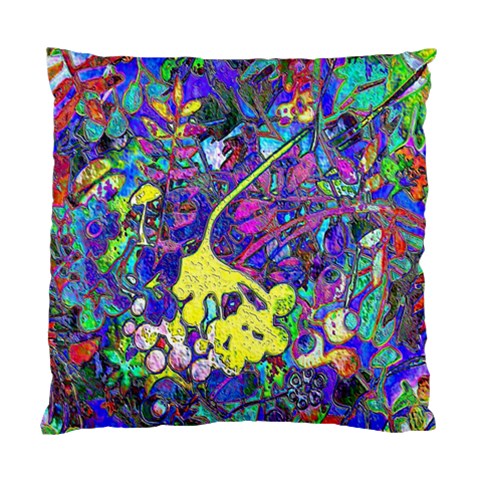 vibrant abstract floral/rainbow color Standard Cushion Case (One Side) from ArtsNow.com Front