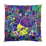 vibrant abstract floral/rainbow color Standard Cushion Case (One Side)