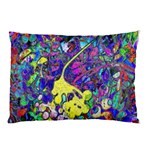 vibrant abstract floral/rainbow color Pillow Case