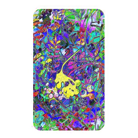 vibrant abstract floral/rainbow color Memory Card Reader (Rectangular) from ArtsNow.com Front