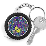 vibrant abstract floral/rainbow color Measuring Tape